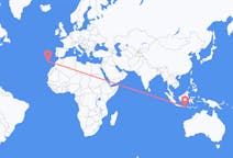 Flyrejser fra Denpasar, Indonesien til Porto Santo, Portugal