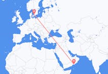 Flights from Salalah, Oman to Ängelholm, Sweden