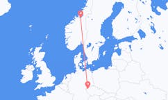 Flights from Trondheim, Norway to Karlovy Vary, Czechia