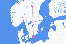 Fly fra Sveg til Bornholm