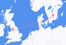 Flyrejser fra Växjö, Sverige til Manchester, England