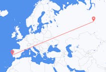 Fly fra Lisboa til Nizjnevartovsk