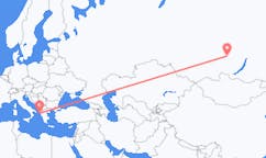 Flights from Bratsk, Russia to Corfu, Greece