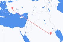 出发地 沙特阿拉伯出发地 阿勒吉蘇馬目的地 土耳其代尼茲利的航班