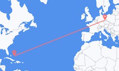 Flights from San Salvador Island, the Bahamas to Dresden, Germany
