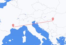 Vluchten van Nîmes, Frankrijk naar Timișoara, Roemenië