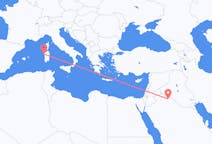 Flights from Arar, Saudi Arabia to Alghero, Italy