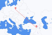 Flights from Siirt, Turkey to Łódź, Poland