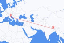 Flyg från Bhadrapur, Mechi, Nepal till Ancona, Italien