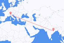 Flyrejser fra Jhārsuguda, Indien til Milano, Italien