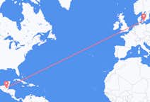 出发地 危地马拉出发地 弗洛雷斯目的地 丹麦哥本哈根的航班