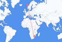 Flyrejser fra Margate, KwaZulu-Natal, Sydafrika til Ålesund, Norge