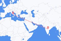 印度出发地 海得拉巴 (巴基斯坦)飞往印度目的地 那不勒斯的航班