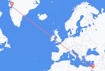 Flyrejser fra Akaba, Jordan til Ilulissat, Grønland