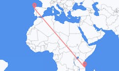 Flights from Mtwara, Tanzania to Vigo, Spain