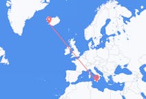 Flyg från Comiso, Italien till Reykjavík, Island