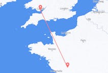 Flyreiser fra Poitiers, Frankrike til Cardiff, Wales