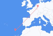 Vluchten van Funchal, Portugal naar Keulen, Duitsland