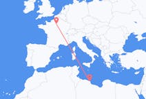 Flyrejser fra Misurata, Libyen til Paris, Frankrig
