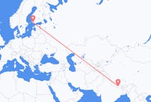Flights from Kathmandu, Nepal to Turku, Finland