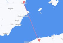 Flyreiser fra Chlef, Algerie til Valencia, Spania