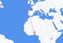Flights from Cotonou to Santiago De Compostela