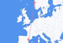Flyg från Bergen, Norge till Castelló de la Plana, Spanien