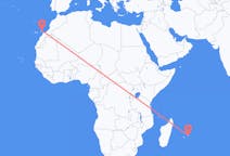 Flyg från Mauritius till Lanzarote