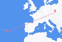 Flyg från Ostrava, Tjeckien till Santa Maria, Portugal