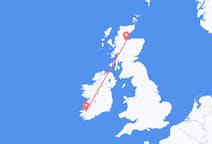 出发地 爱尔兰从 基洛格林前往苏格兰的印威內斯的航班