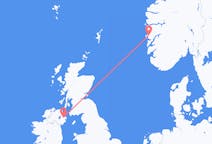 Flights from Bergen to Belfast