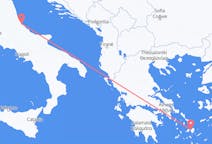 Fly fra Pescara til Naxos