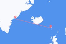 Flights from Sørvágur, Faroe Islands to Kulusuk, Greenland