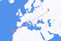 Vols de Kazan, Russie pour Ténérife, Espagne