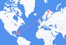 Flyreiser fra Montego Bay, Jamaica til Rovaniemi, Finland