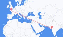 Flyrejser fra Surat, Indien til Rennes, Frankrig