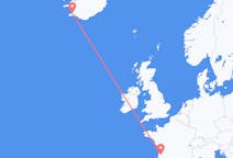 Flyrejser fra Bordeaux til Reykjavík
