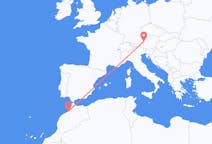 Flights from Rabat in Morocco to Salzburg in Austria