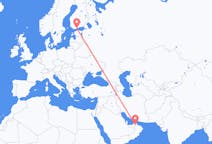Flüge von Al Ain, die Vereinigten Arabischen Emirate nach Helsinki, Finnland