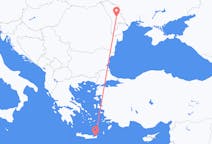 Flights from Chișinău to Sitia