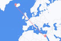 Flyg från Luxor, Egypten till Reykjavík, Egypten