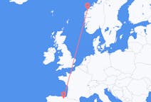 出发地 西班牙出发地 Vitoria目的地 挪威Ålesund的航班