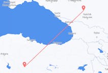 Flyreiser fra Mineralnye Vody, Russland til Kayseri, Tyrkia