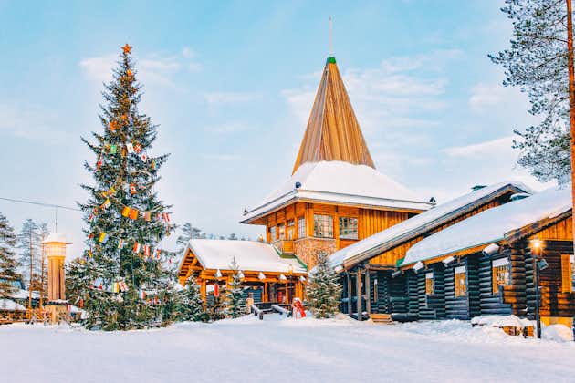photo of Santa Claus Office at Santa Claus Village in Rovaniemi in Lapland in Finland.