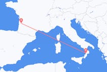 Flyreiser fra Bordeaux, Frankrike til Lamezia Terme, Italia