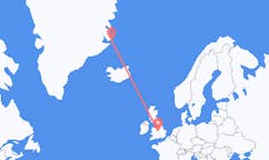 来自英格兰的伯明翰目的地 格陵兰斯科斯比鬆的航班