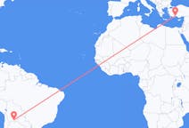 Flights from Tarija, Bolivia to Antalya, Turkey