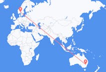 Flyreiser fra Parkes, Australia, til Oslo, Australia