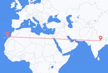 出发地 印度出发地 瓦拉納西目的地 西班牙兰萨罗特岛的航班