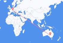 Flyg från Broken Hill, Australien till Zürich, Schweiz